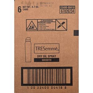 TRESemmé Dry Oil Spray Smooth 6-Pack 4.7 Oz Cans